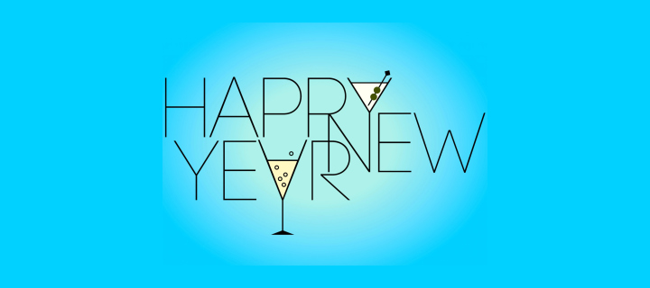New Year's Greeting 2013 wallpaper 720x320