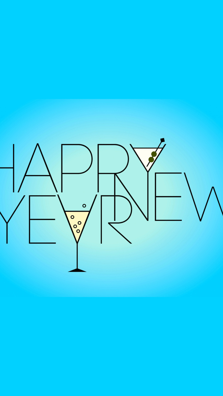 Das New Year's Greeting 2013 Wallpaper 750x1334