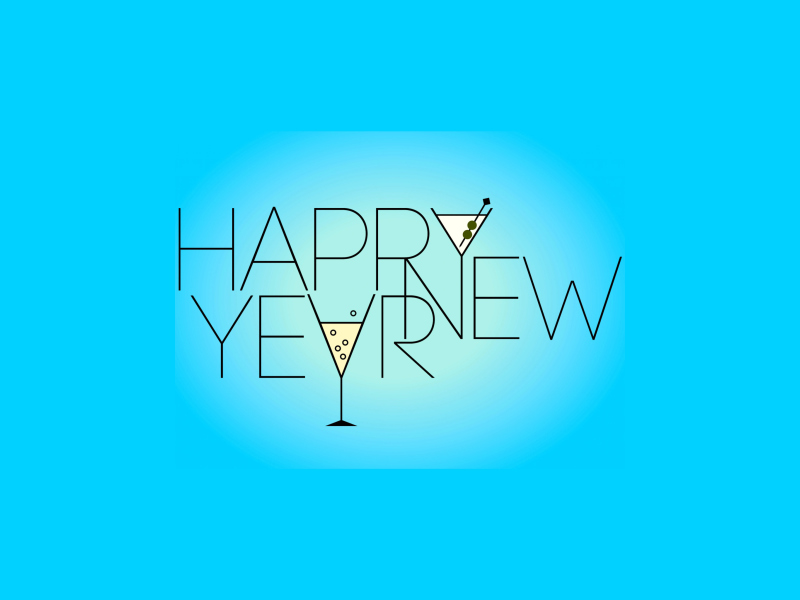 Das New Year's Greeting 2013 Wallpaper 800x600