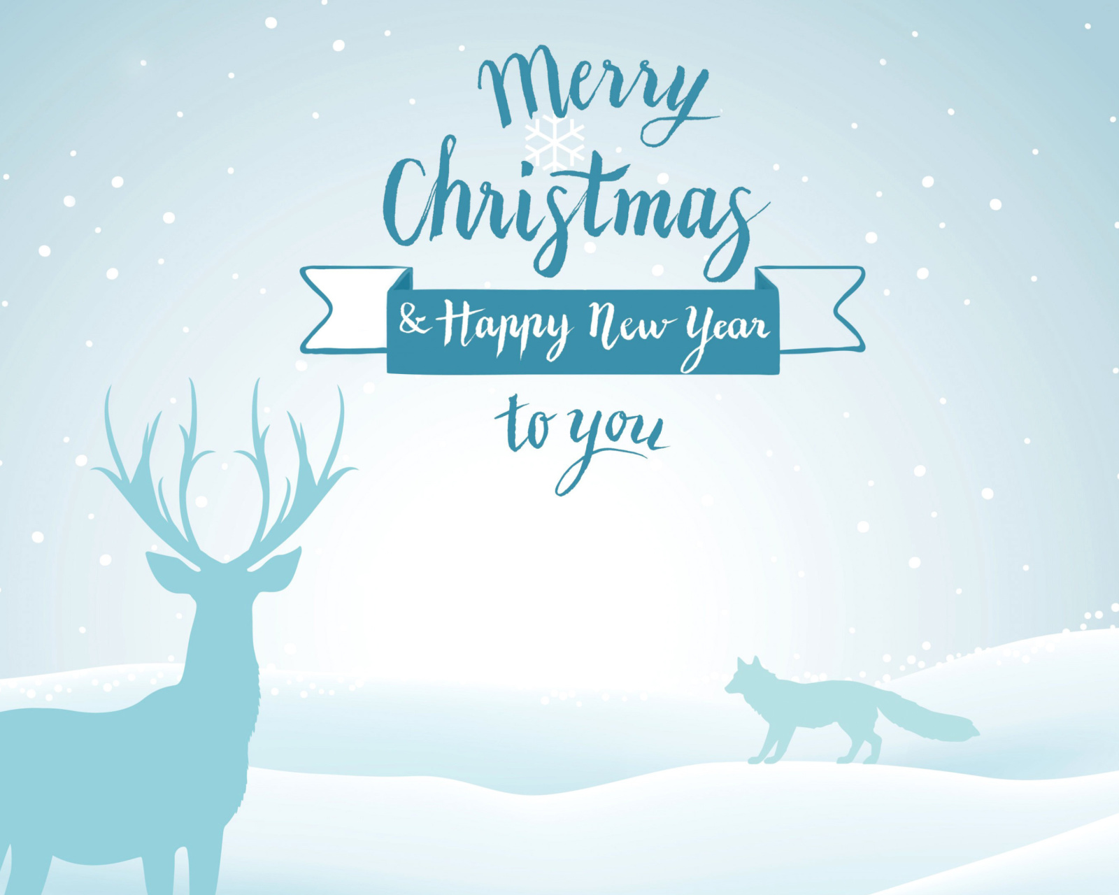 Merry Christmas and Happy New Year wallpaper 1600x1280