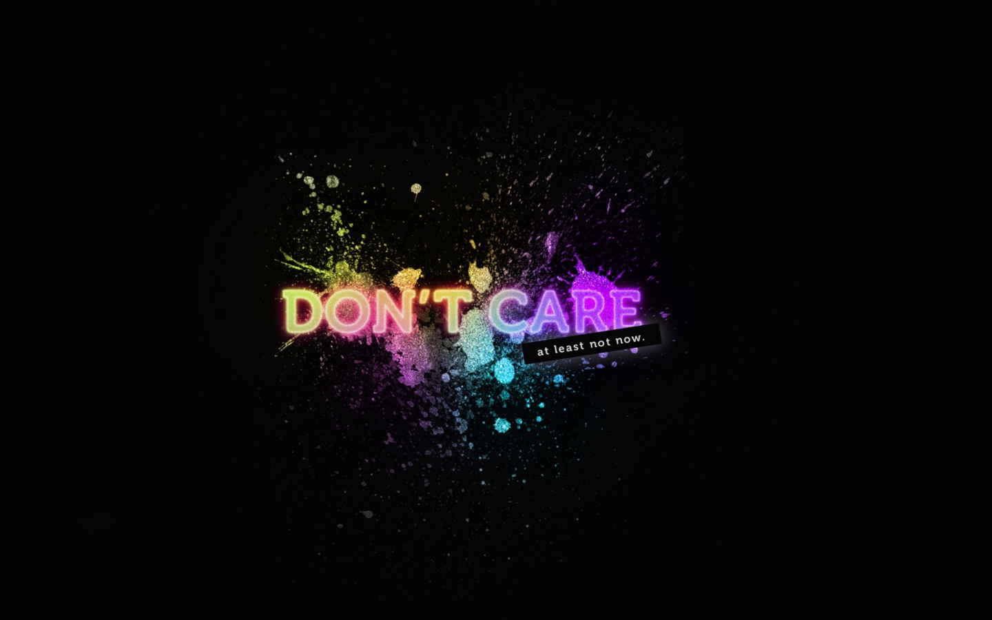 Fondo de pantalla I Don't Care 1440x900