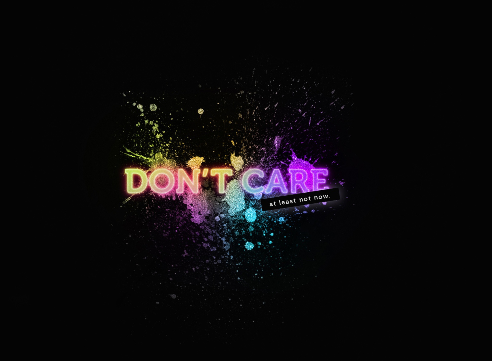 Fondo de pantalla I Don't Care 1920x1408