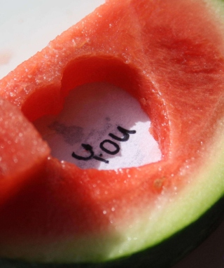 Watermelon Heart sfondi gratuiti per iPhone 6 Plus