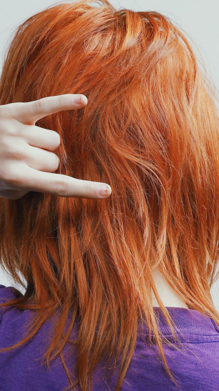 Red Head Is Cool wallpaper 750x1334