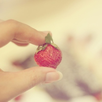 Screenshot №1 pro téma Strawberry In Her Hand 208x208