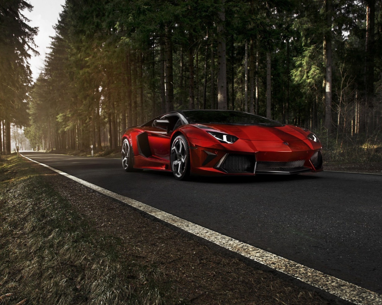Red Lamborghini screenshot #1 1280x1024