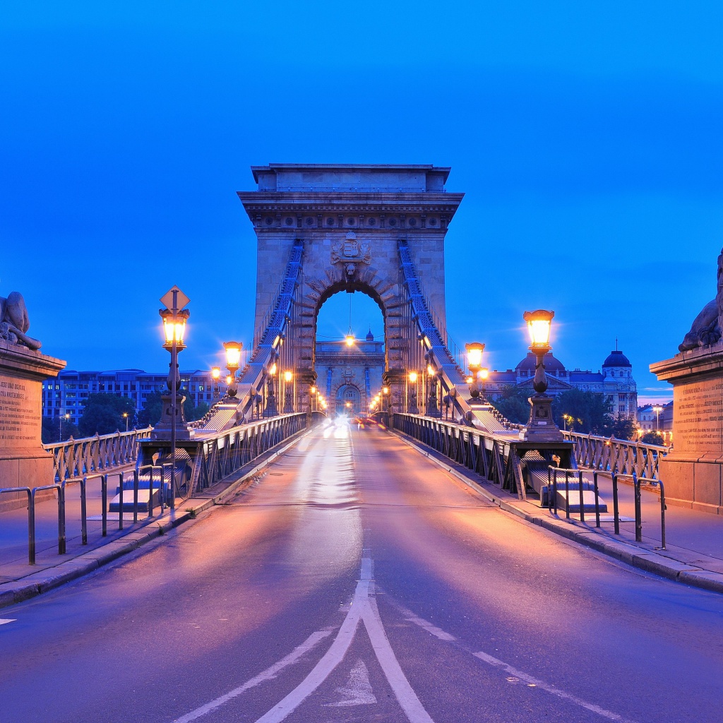 Sfondi Budapest - Chain Bridge 1024x1024