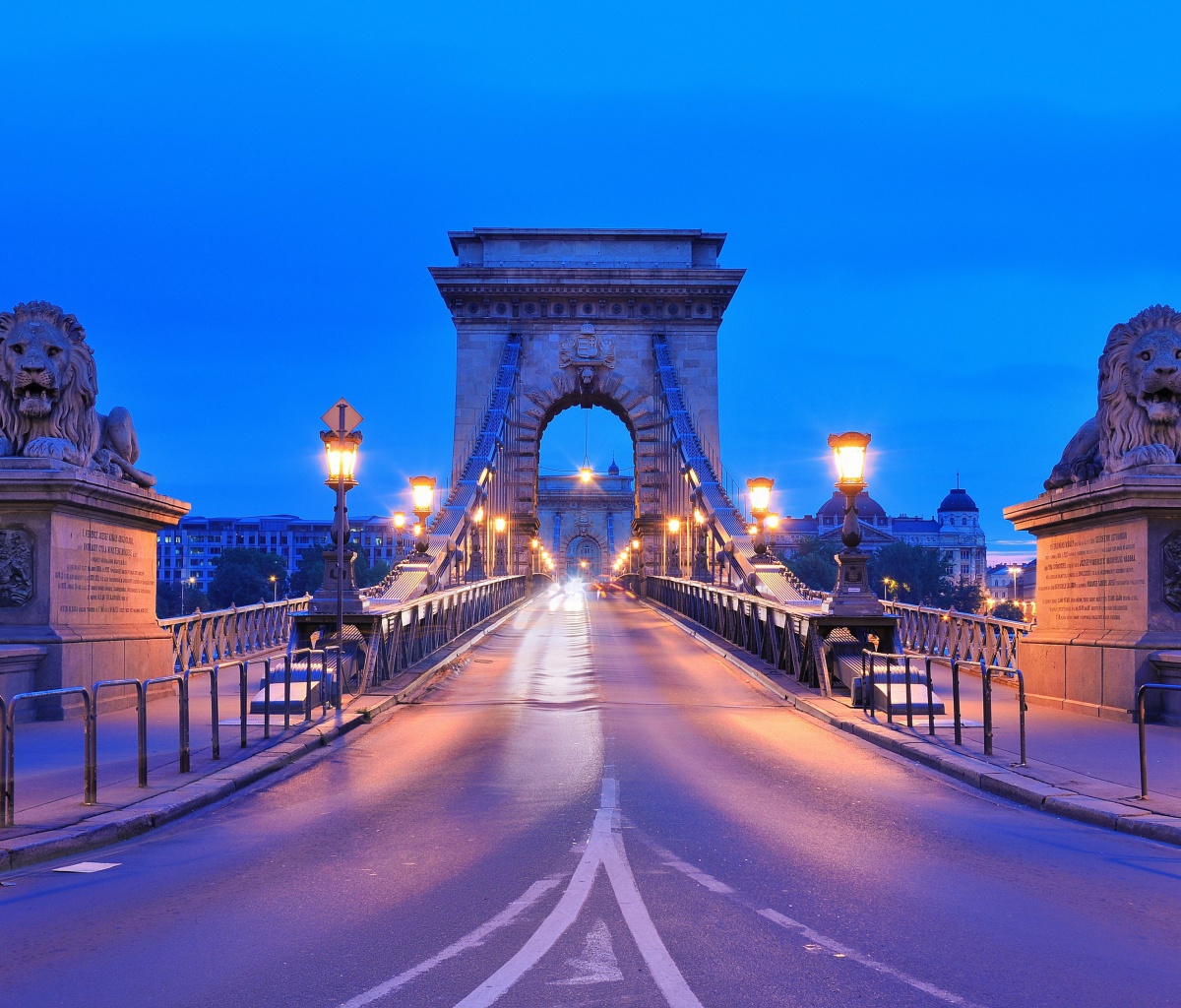 Sfondi Budapest - Chain Bridge 1200x1024