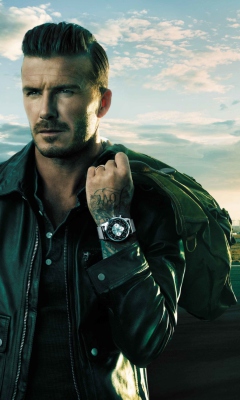 Das David Beckham Watches Wallpaper 240x400