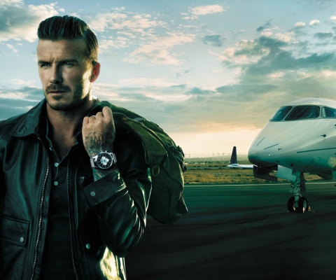 David Beckham Watches wallpaper 480x400