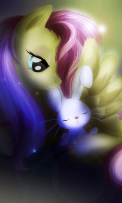 Screenshot №1 pro téma Little Pony And Rabbit 240x400