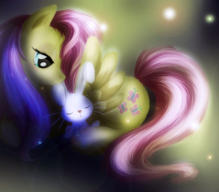 Little Pony And Rabbit Picture for iPad 3