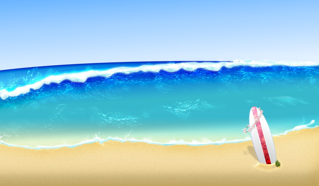 Das Surf Season Wallpaper 1024x600