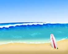 Das Surf Season Wallpaper 220x176