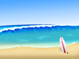 Surf Season wallpaper 320x240