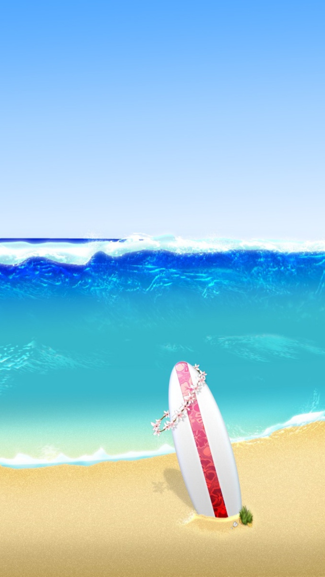 Fondo de pantalla Surf Season 640x1136