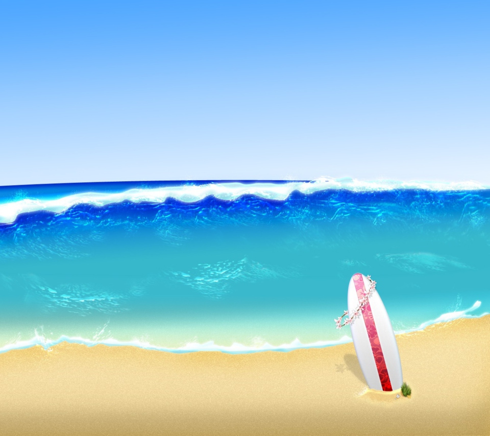 Fondo de pantalla Surf Season 960x854