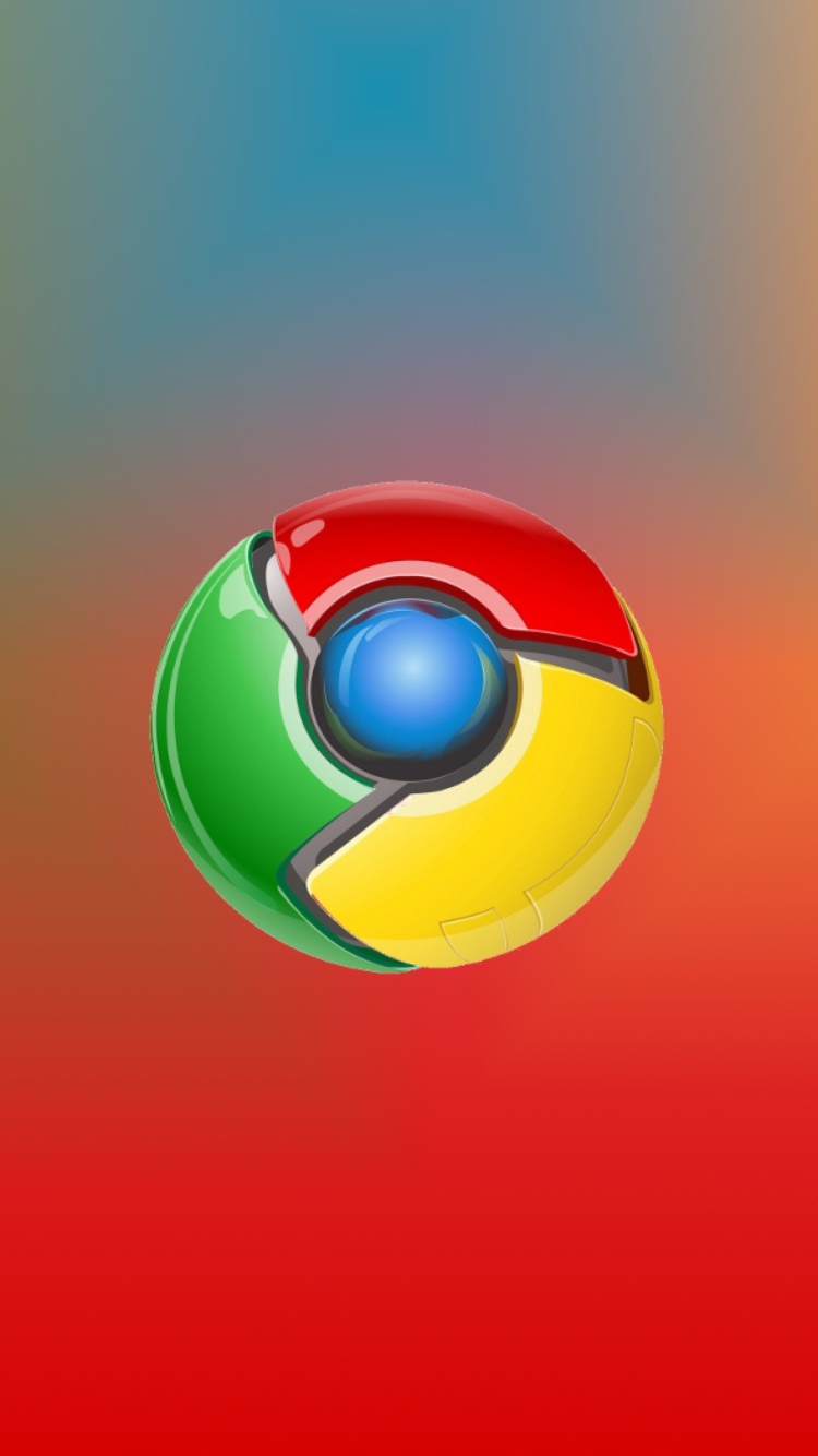 Google Chrome wallpaper 750x1334