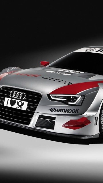 Das Audi A5 Sports Rally Car Wallpaper 360x640