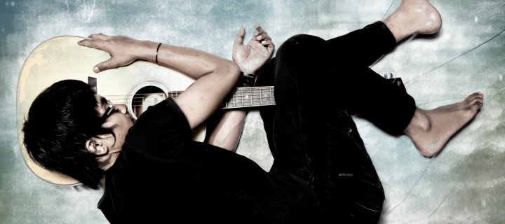 Das Guitar Is My Passion Wallpaper 720x320