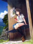 Anime School Girl screenshot #1 132x176