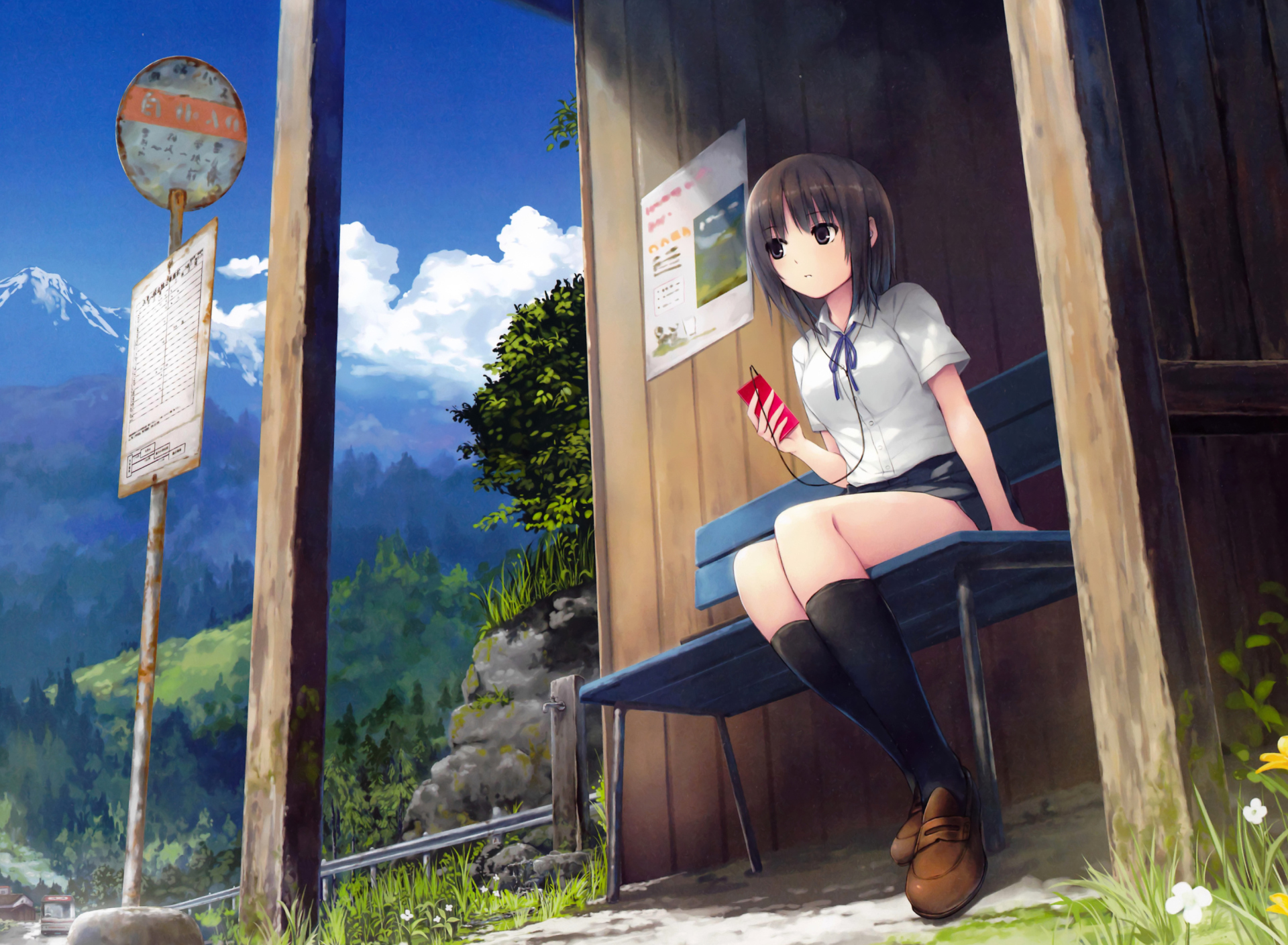 Screenshot №1 pro téma Anime School Girl 1920x1408
