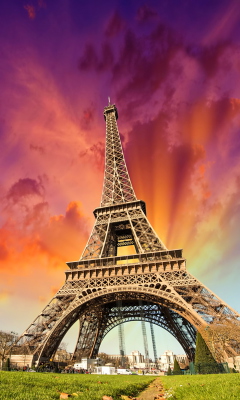 Das Eiffel Tower Wallpaper 240x400