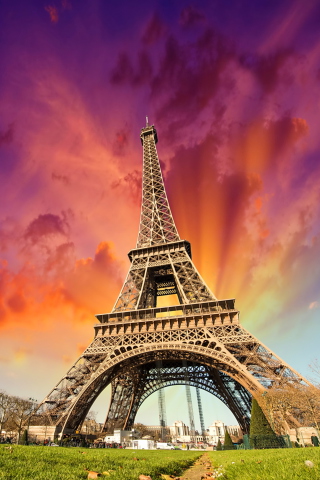 Sfondi Eiffel Tower 320x480