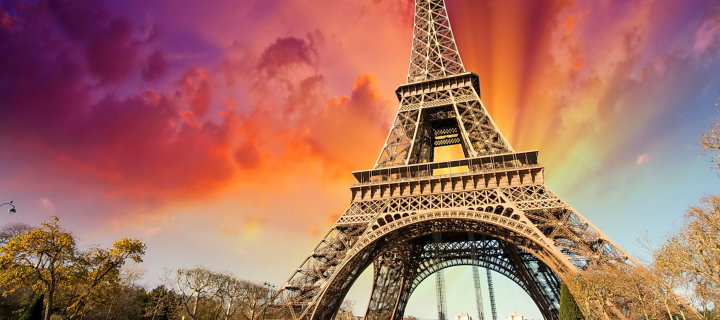 Screenshot №1 pro téma Eiffel Tower 720x320
