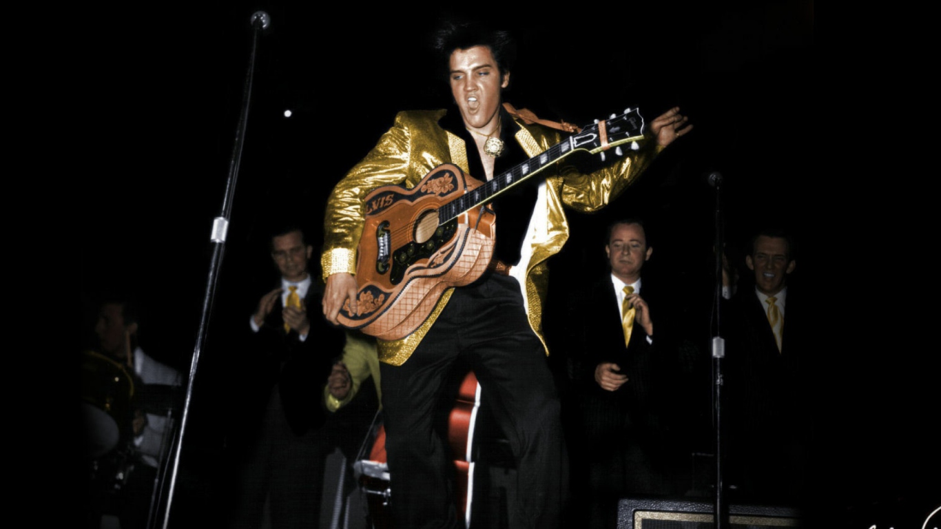 Sfondi Elvis Presley 1956 1366x768