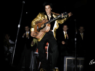 Das Elvis Presley 1956 Wallpaper 320x240