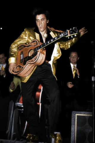 Fondo de pantalla Elvis Presley 1956 320x480