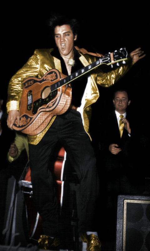Fondo de pantalla Elvis Presley 1956 480x800