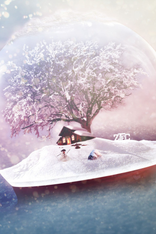 Frosty Globe screenshot #1 320x480