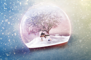 Frosty Globe Picture for Android, iPhone and iPad