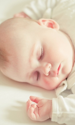 Cute Sleeping Baby wallpaper 240x400