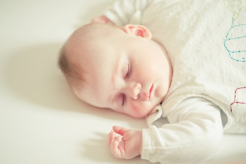 Fondo de pantalla Cute Sleeping Baby 480x320