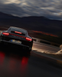 Porsche Carrera 4 Night Drive wallpaper 128x160