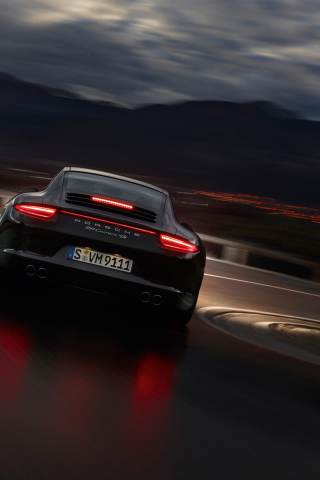 Screenshot №1 pro téma Porsche Carrera 4 Night Drive 320x480