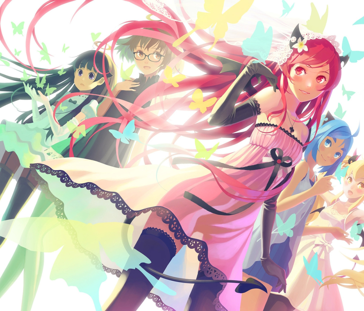Anime Charm Girls wallpaper 1200x1024