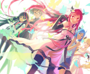 Das Anime Charm Girls Wallpaper 176x144
