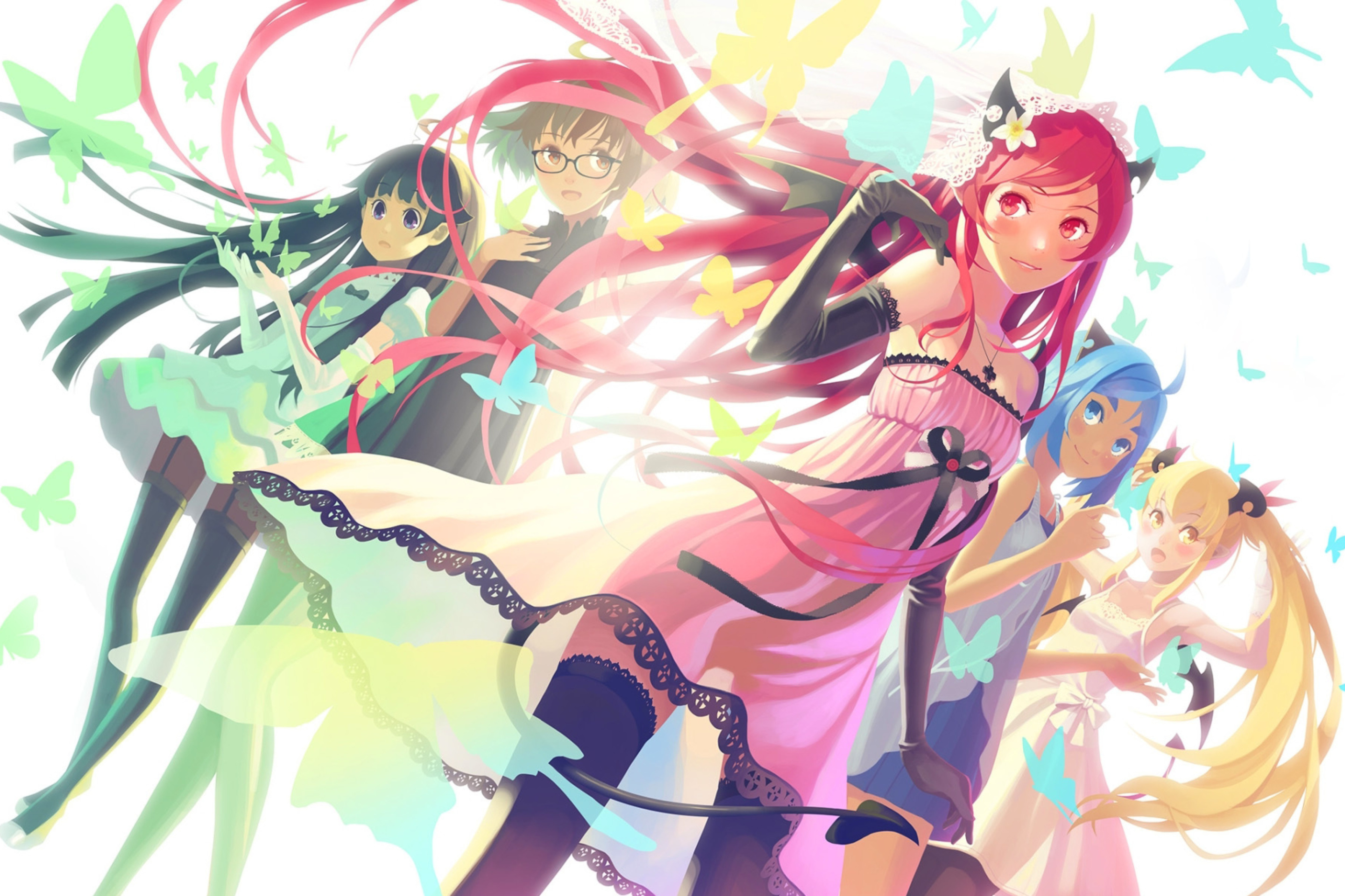 Anime Charm Girls wallpaper 2880x1920