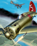 Ilyushin Il 2 Attack aircraft in Amateur flight simulation screenshot #1 128x160