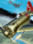 Ilyushin Il 2 Attack aircraft in Amateur flight simulation wallpaper 132x176