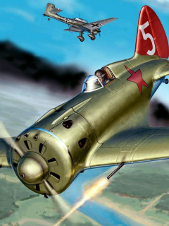 Sfondi Ilyushin Il 2 Attack aircraft in Amateur flight simulation 240x320