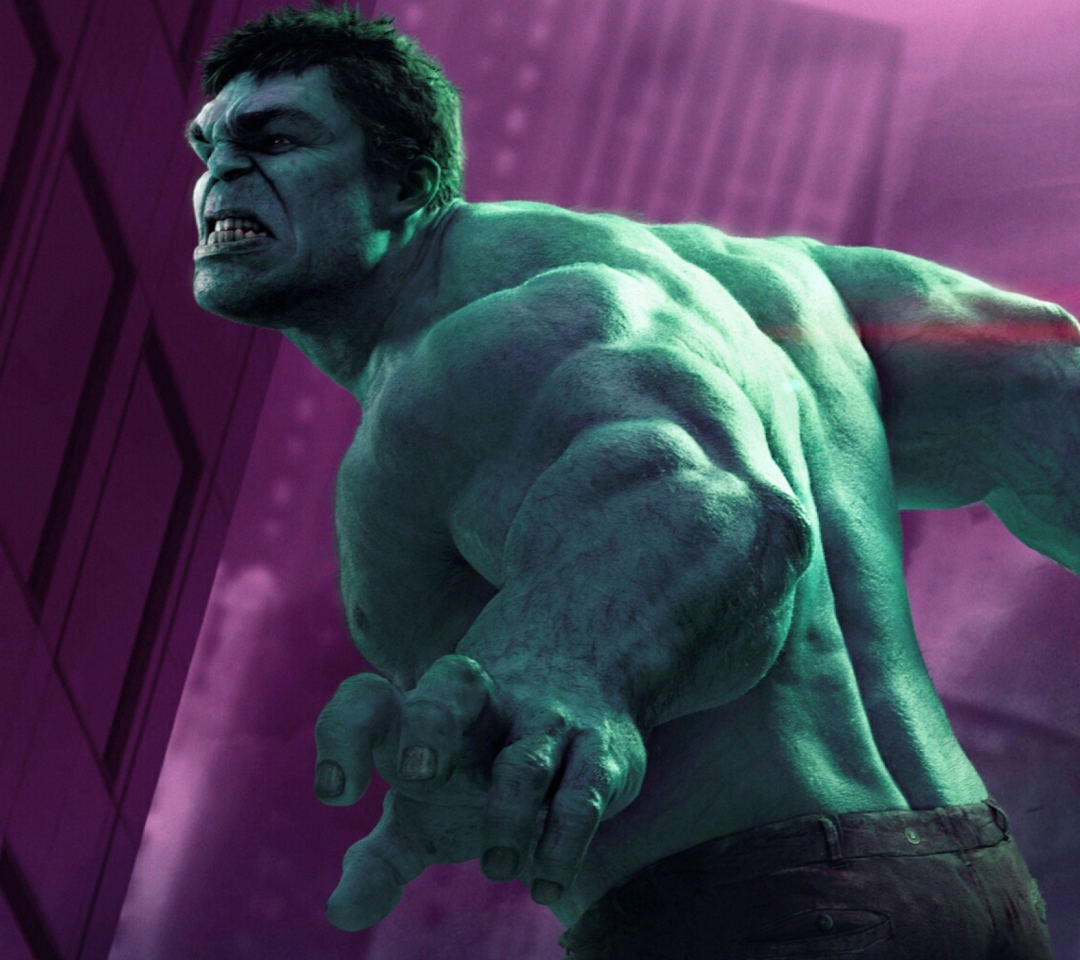 Screenshot №1 pro téma Hulk - The Avengers 2012 1080x960