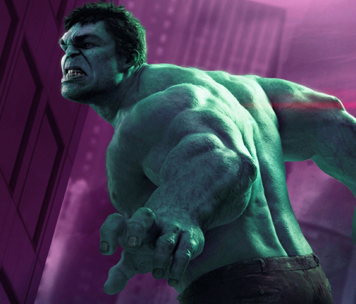Обои Hulk - The Avengers 2012 1200x1024