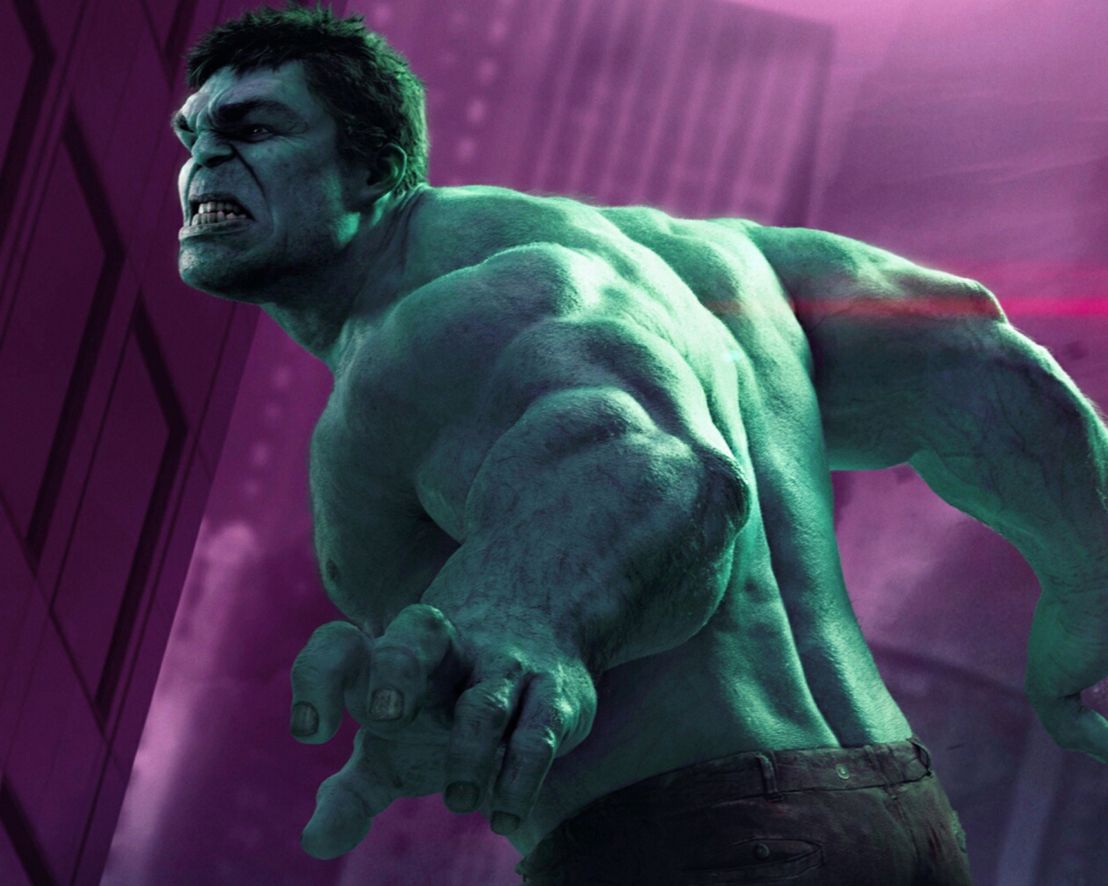 Обои Hulk - The Avengers 2012 1600x1280