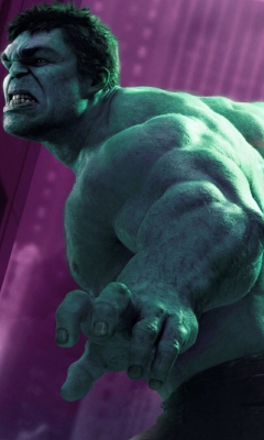 Sfondi Hulk - The Avengers 2012 240x400