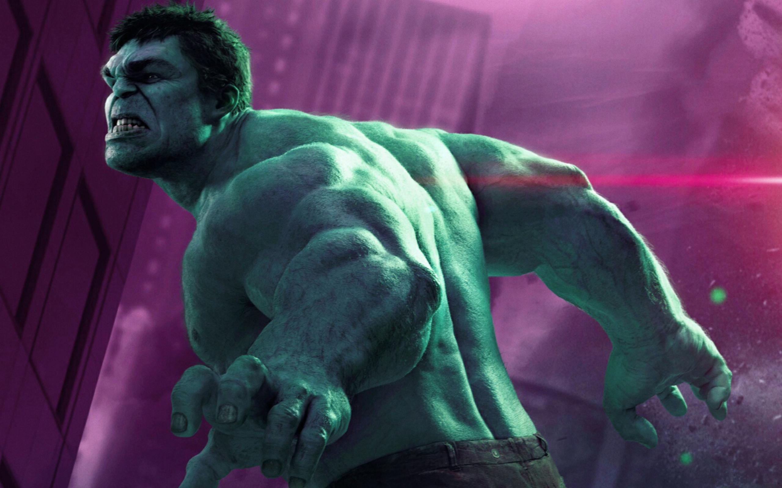 Screenshot №1 pro téma Hulk - The Avengers 2012 2560x1600